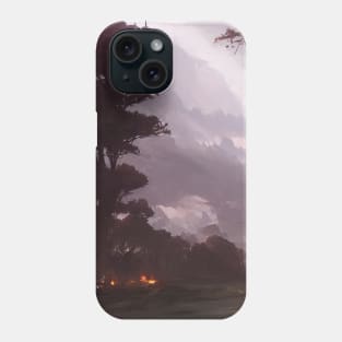 landscape nature wallpaper aestetic dreamland Phone Case