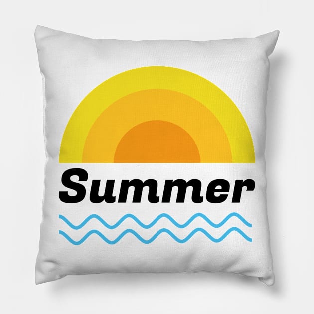 summer time Pillow by Rob Sho