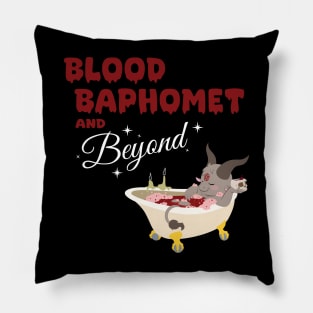 Blood Baphomet and Beyond Pillow