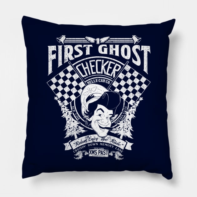 First Ghost Cab Co Pillow by RangerRob