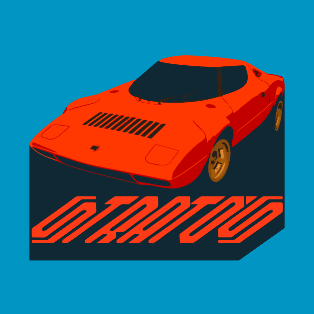 lancia stratos by retroracing