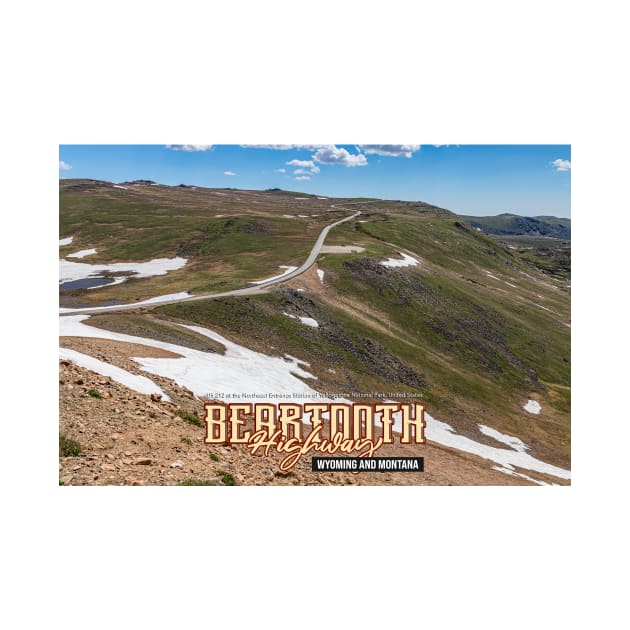 Beartooth Highway Wyoming and Montana by Gestalt Imagery