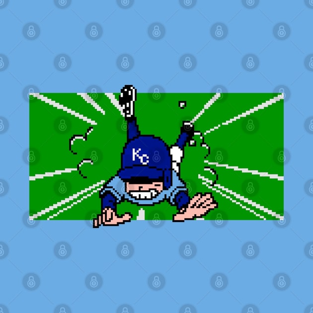 8-Bit Baseball Slide - Kansas City by The Pixel League