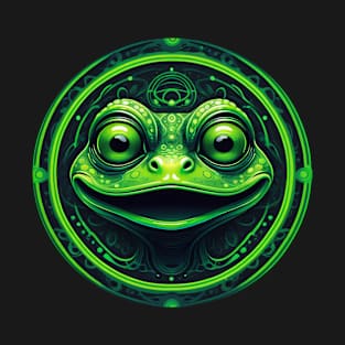 Green Alien Frog T-Shirt