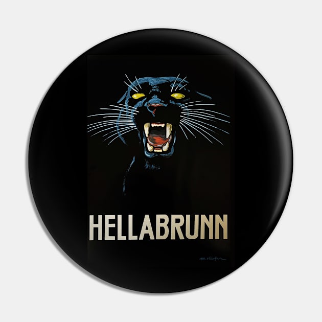 Hellabrunn Zoo Munich Tierpark Black Panther Pin by PB Mary