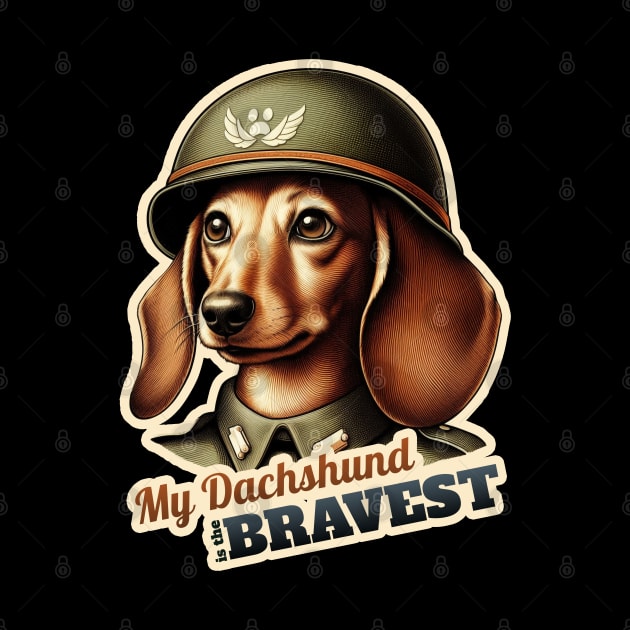 Soldier Dachshund by k9-tee