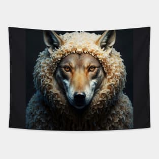 A wolf in sheep's clothing Tapestry