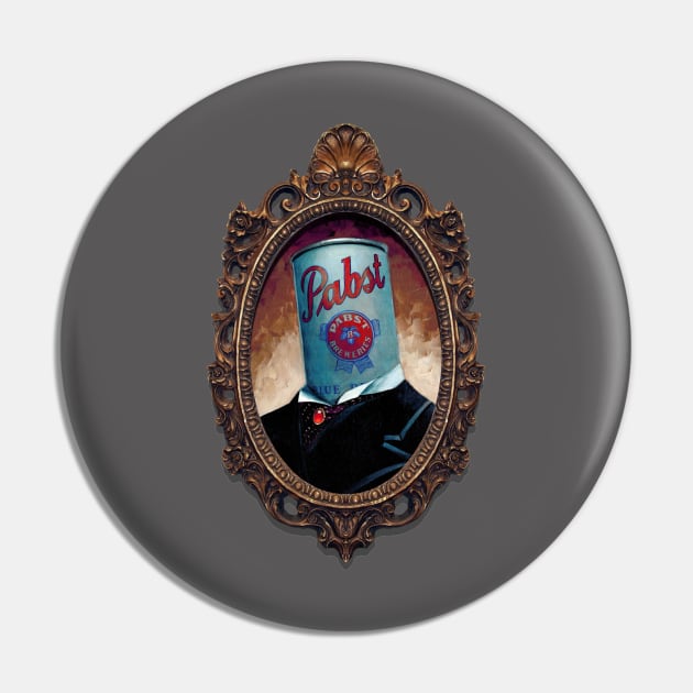 Gentleman Pabst Pin by DasFrank