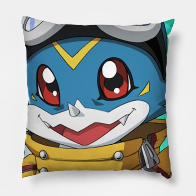 Veemon x Digimon Adventure: Pillow by ShadowShak