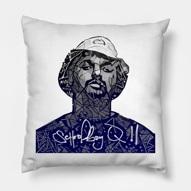 Faded School Boy Q II Pillow by stilldan97