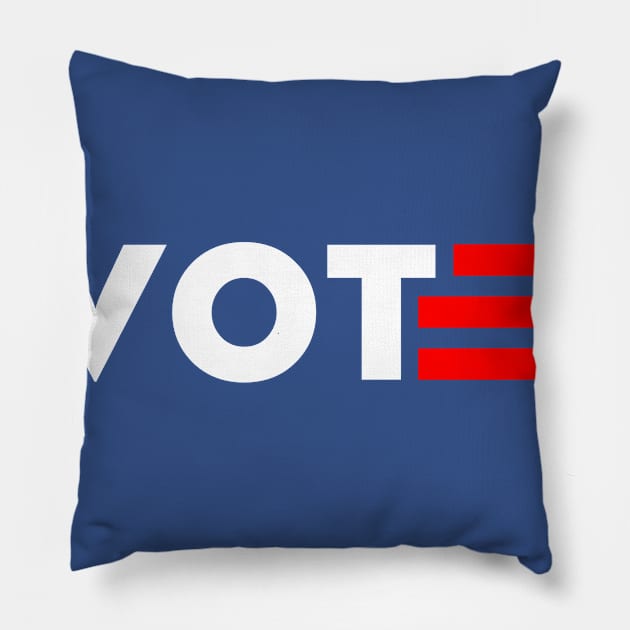 I VOTED (for biden) Pillow by jonah block