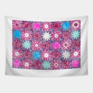 Pretty pink flower pattern Tapestry