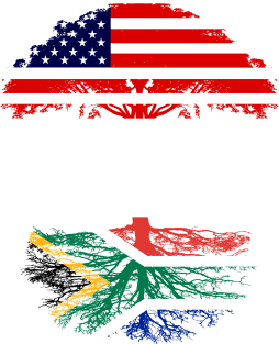 American Grown With South African Roots - Gift for South African From South Africa Magnet