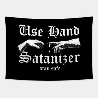 hand satanizer Tapestry