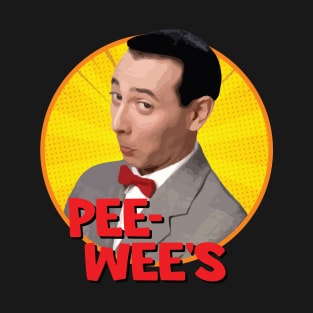 Pee-Wee's Beautiful Yellow Color Background T-Shirt