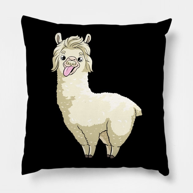 Llama as Professor Pillow by Markus Schnabel