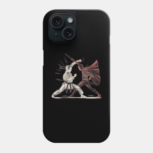 Battle Ready: Dynamic Stickman Showdown Phone Case