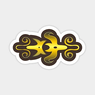 Golden Amlet Symbol Edit Magnet