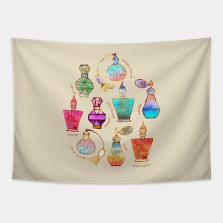 Vintage Perfume Tapestry