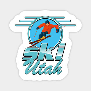 Ski Utah logo Magnet