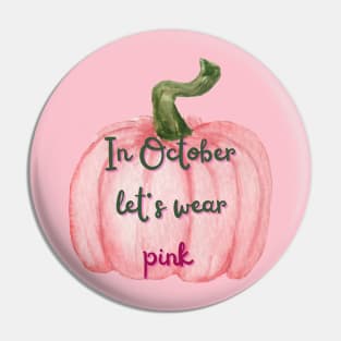 Pink October | Breast cancer awareness Pin