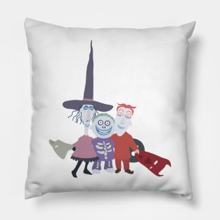 Lock, Shock, and Barrel from The Nightmare Before Christmas Pillow