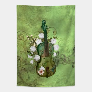 Wonderful elegant violin Tapestry