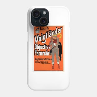 VOIGTLANDER Germany Photography Camera Lenses Vintage Advertisement Phone Case