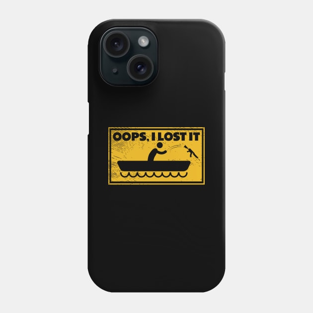 Boating Gun Oops I Lost it Weapons Pew Guns Phone Case by Tom´s TeeStore