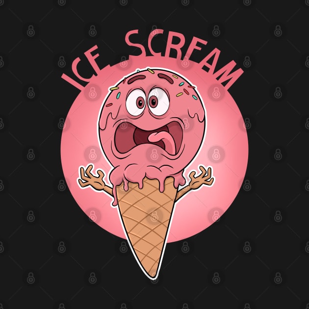 Ice Scream Shirt Design, I love Icecream by GAMAS Threads