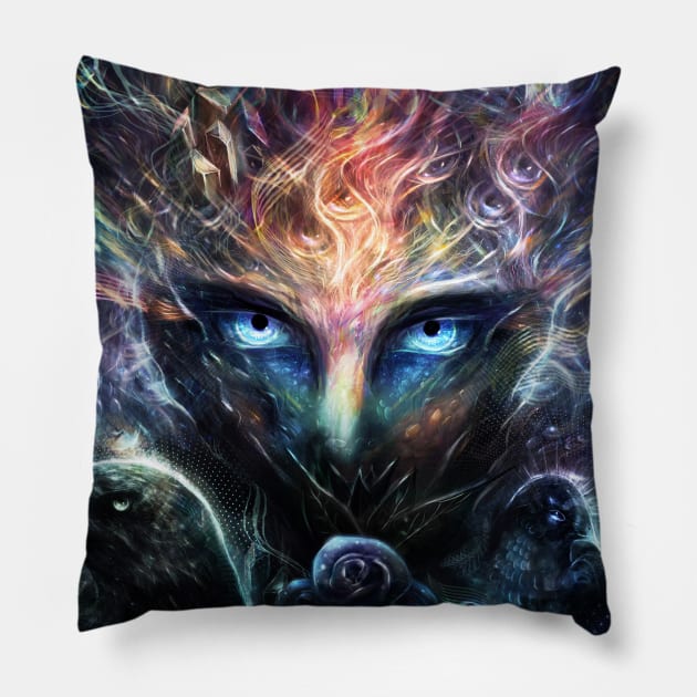 Dream Searcher Pillow by louisdyer