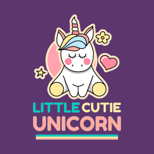 Unicorn Lover Baby Gift Little Cutie Unicorn T-Shirt