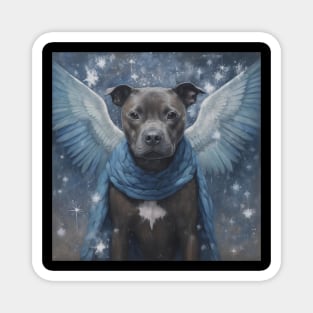 Angelic Staffy Magnet