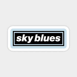 'Sky Blues' Oasis inspired design Magnet