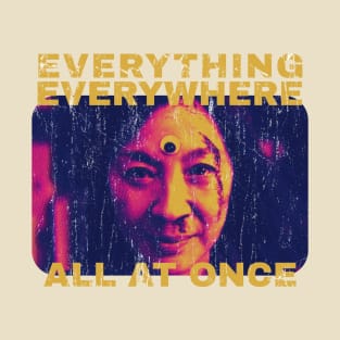 Everything Everywhere All At Once - retro purple T-Shirt