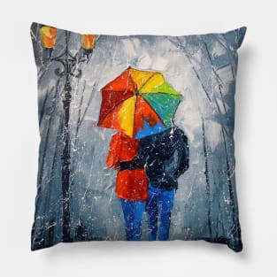 Bright walk in the Park Pillow