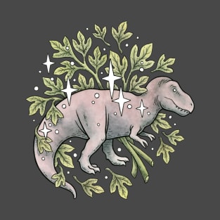 Tyrannosaurus + Sassafras Botanical Dinosaur T-Shirt