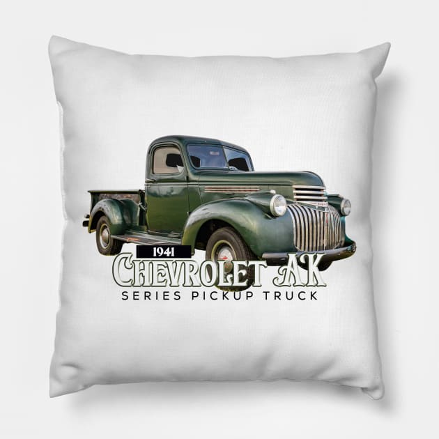 1941 Chevrolet AK Series Pickup Truck Pillow by Gestalt Imagery
