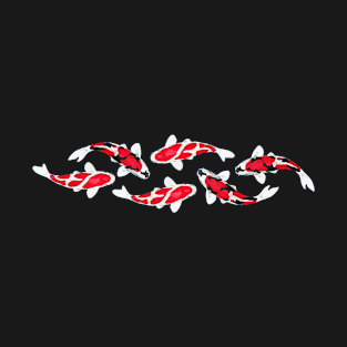 Koi Fish Blimp Shape T-Shirt