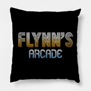 flynn's arcade vintage Pillow