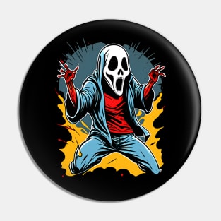 Ghostface Scream mask Pin