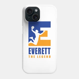 Everett Custom Player Basketball Your Name The Legend T-Shirt Phone Case