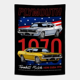 1970 Hemi Cuda Car Tapestry