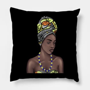 Melanin Queen Black Pride Art Pillow