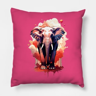 Elephant art lover Pillow