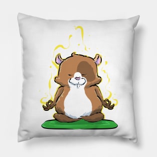 Yoga Spiritual Hamster Pet Owners Pillow