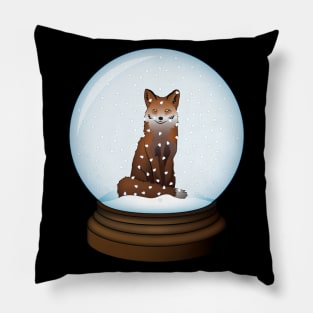 Red Fox Globe Pillow