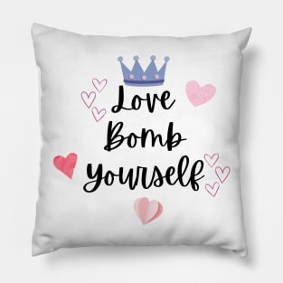Love bomb yourself Pillow