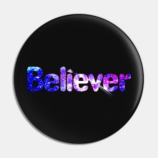 Alien Believer Pin