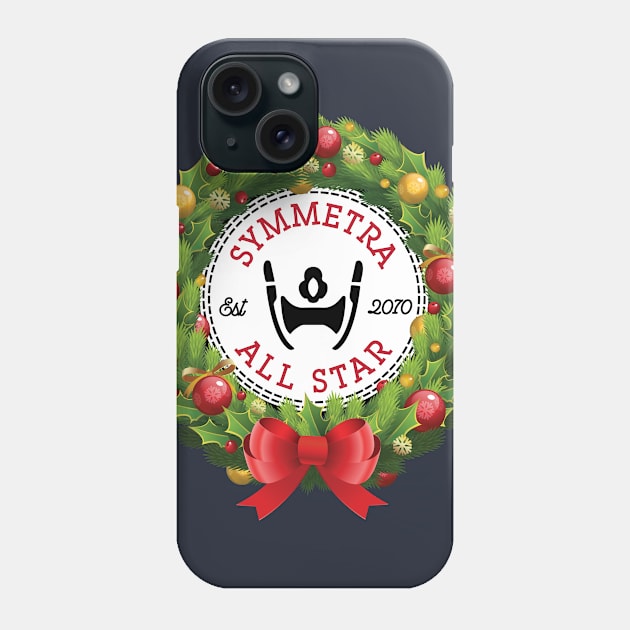 Christmas All Star Overwatch Symmetra Wreath Phone Case by Rebus28